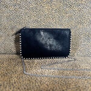 Zara Black Baby Bag with Silver Chain